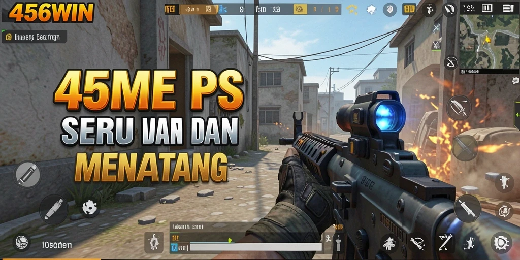 Screenshot gameplay menunjukkan pertempuran FPS yang intens dan menarik.