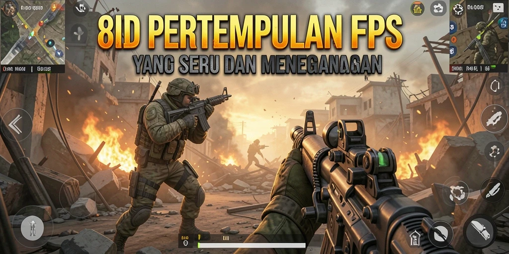 Gameplay menegangkan dalam 8ID yang mengasyikkan.