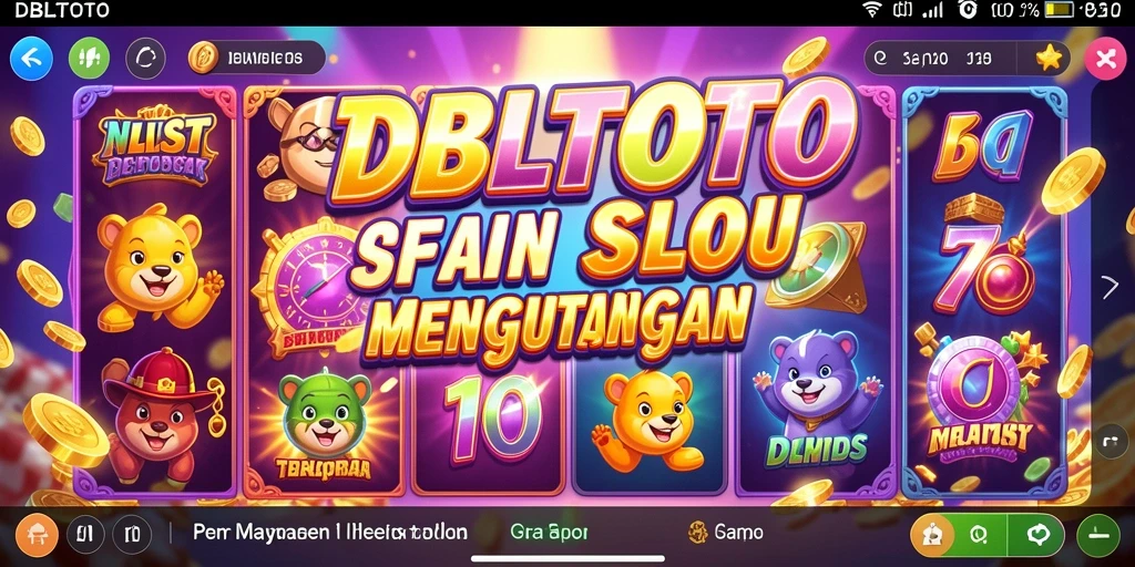 Tampilan gameplay DBLTOTO yang menarik dalam permainan Slot.