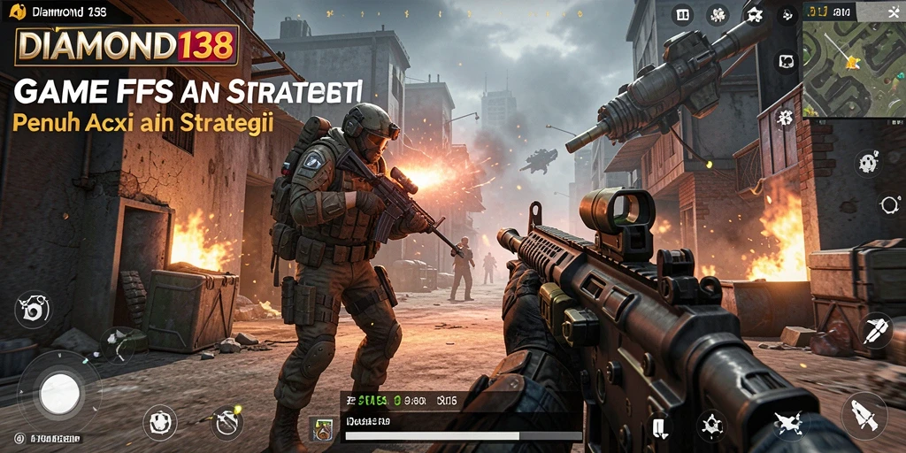 Screenshot gameplay <strong>DIAMOND138</strong> menampilkan pertempuran seru di peta baru.