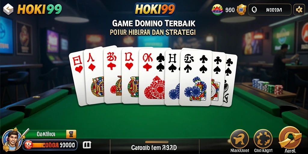 Screenshot gameplay HOKI99 menampilkan strategi Domino yang mendebarkan.