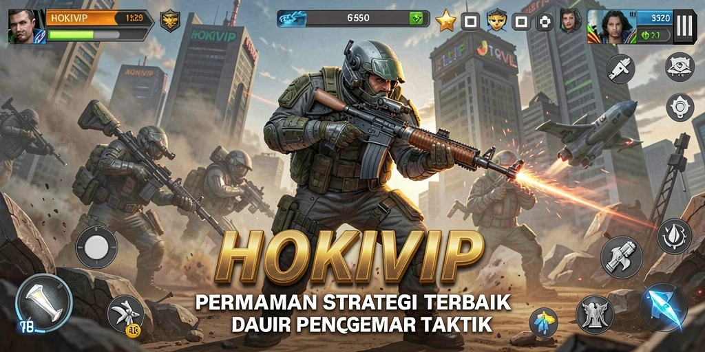 Tampilan utama HOKIVIP dengan strategi mendebarkan.