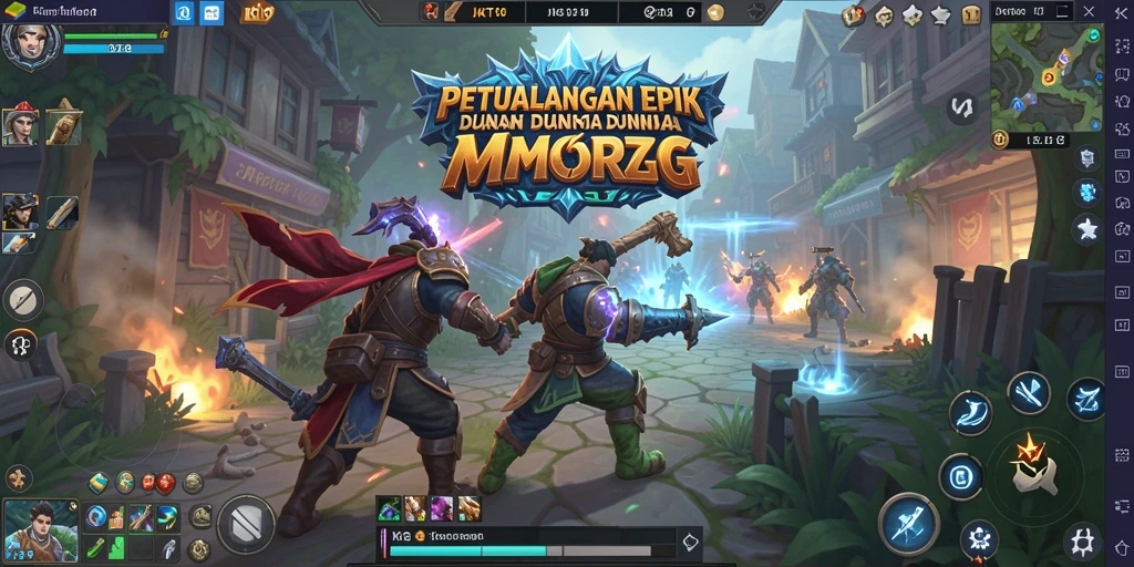 Tampilan gameplay JKT8 yang menakjubkan dalam dunia MMORPG.