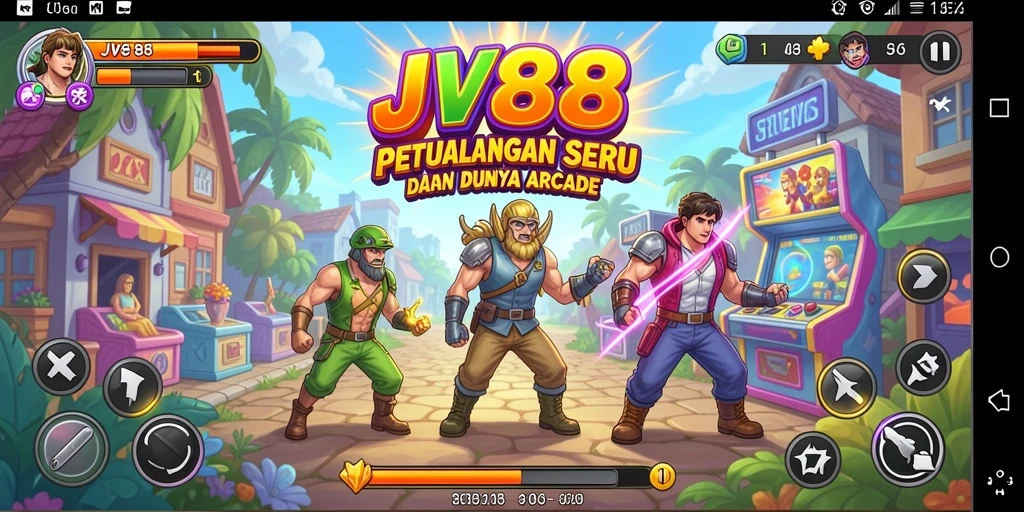 Gameplay seru dan penuh warna dalam JV88.