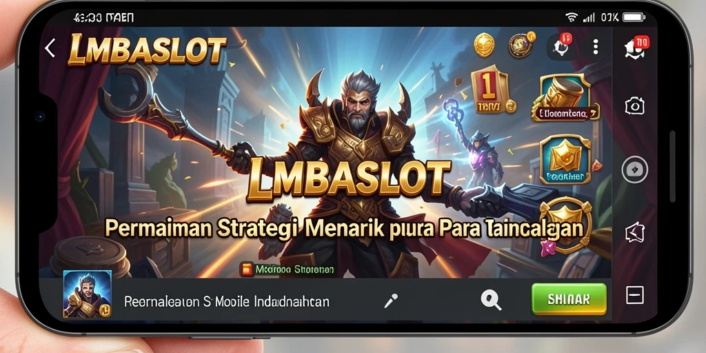 Screenshot LMBASLOT menampilkan gameplay strategi yang menantang dan menarik.