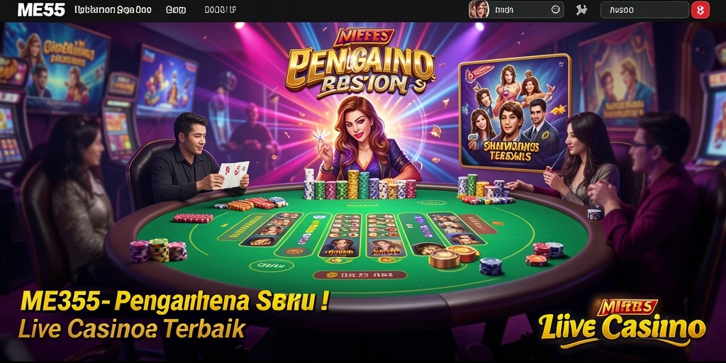 Tampilan gameplay Live Casino yang menarik dan interaktif.
