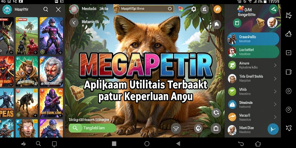 Tampilan menarik MEGAPETIR dengan fitur utilitas yang efisien.