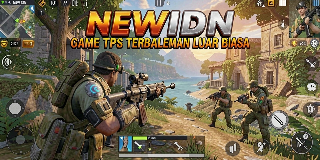 Tampilan menarik dari gameplay NEWIDN yang penuh aksi.