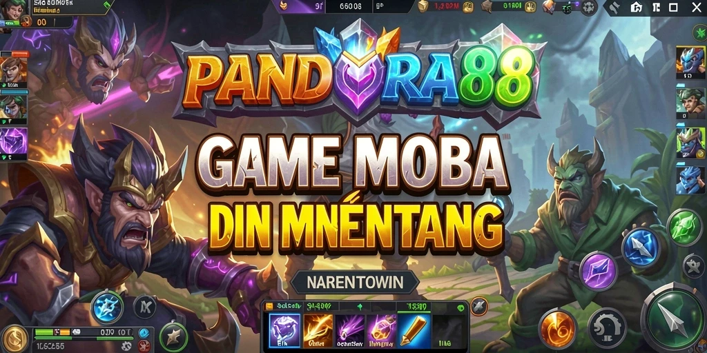 Tangkapan layar PANDORA88 yang menampilkan aksi seru di arena MOBA.