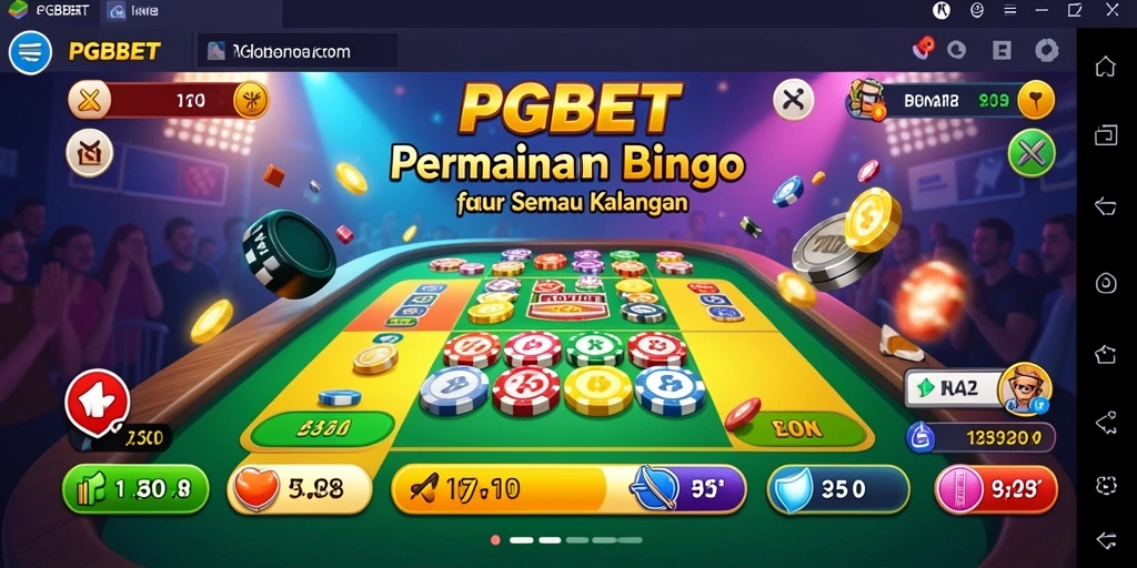 Tampilan gameplay Bingo PGBET yang menarik dan interaktif.