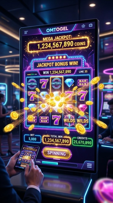 Tampilan antarmuka aplikasi omtogel yang bersih dan sederhana.